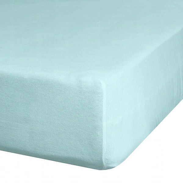 Prześcieradło BAWEŁNIANE gładkie JERSEY D91/180x200 z gumką wys.30 MIĘ
