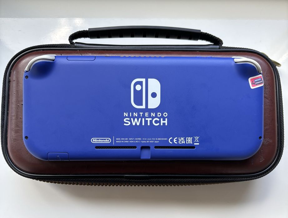 б/в Nintendo Switch Lite синя 32 gb + 128 gb sd