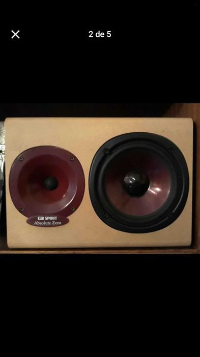 Colunas de Som Monitoras  Spirit Absolute Zero 95 watts 8ohms