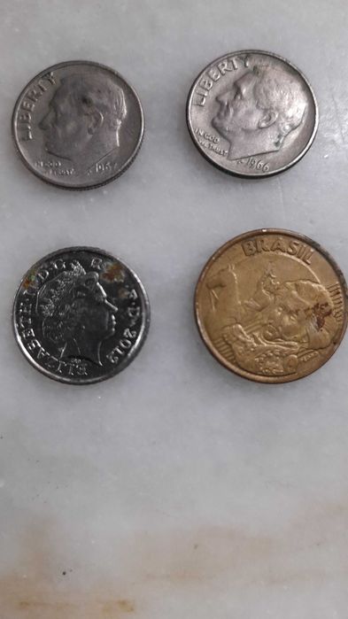 Moedas  antigas para coleção