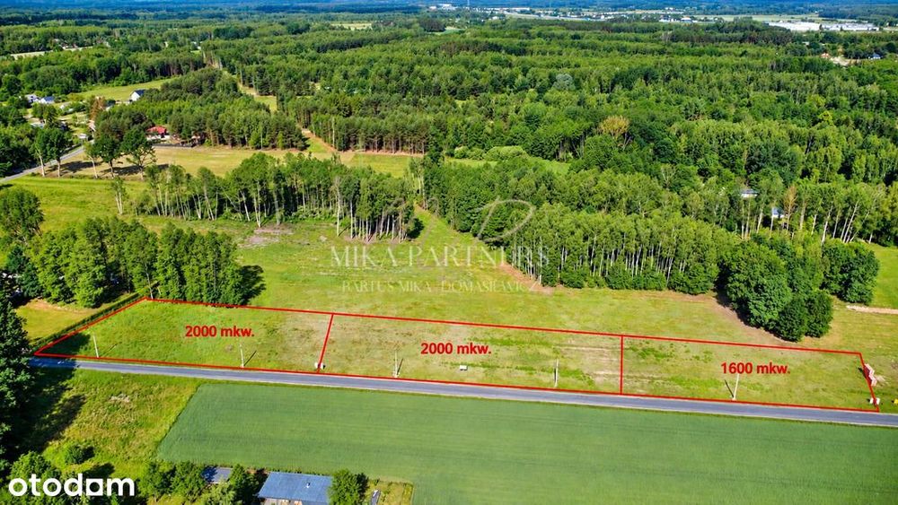 Działka budowlana 1600 m² | Słubica Dobra