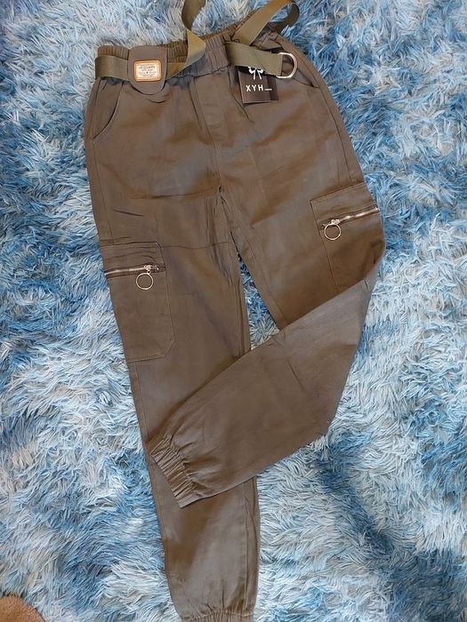 Джоггери утеплені, штани на флісі, хакі