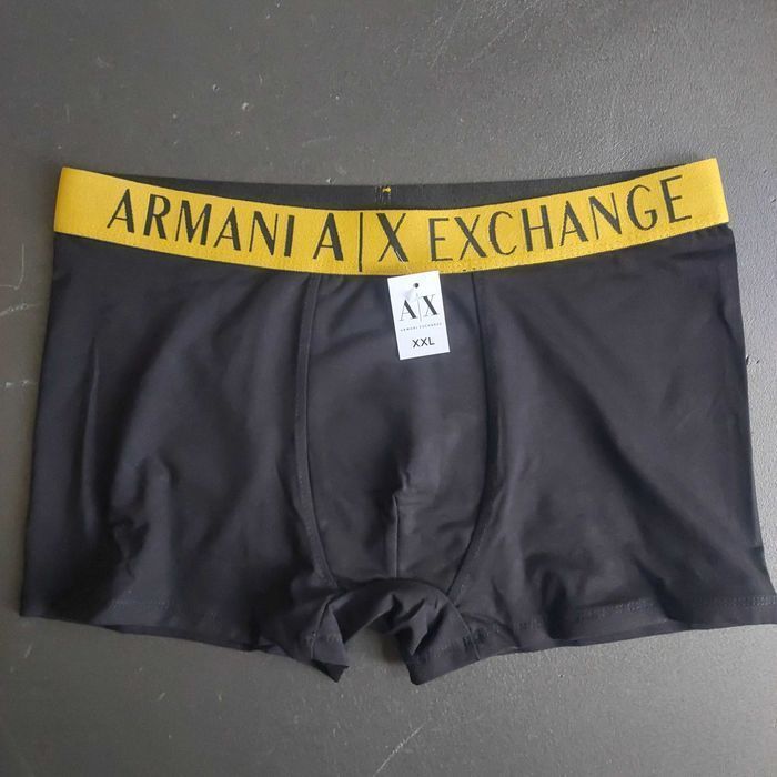 Чорні чоловічі труси Армані. Мужские черные трусы AX