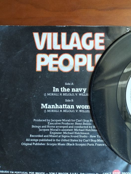 Disco de vinil single Village People (In The Navy)