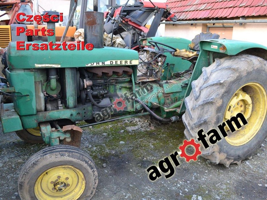 John Deere 2030 części, skrzynia biegów, silnik