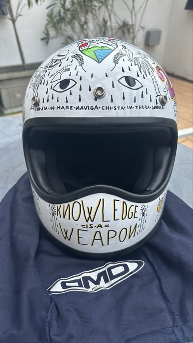 Capacete DMD cafe racer “Tribal” XL