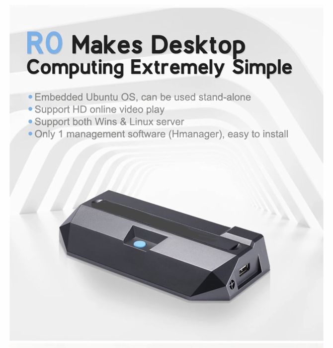 Флэш-компьютер R0, 4 ядра, 8G,RDP8.0, HD-MI, Zero Client