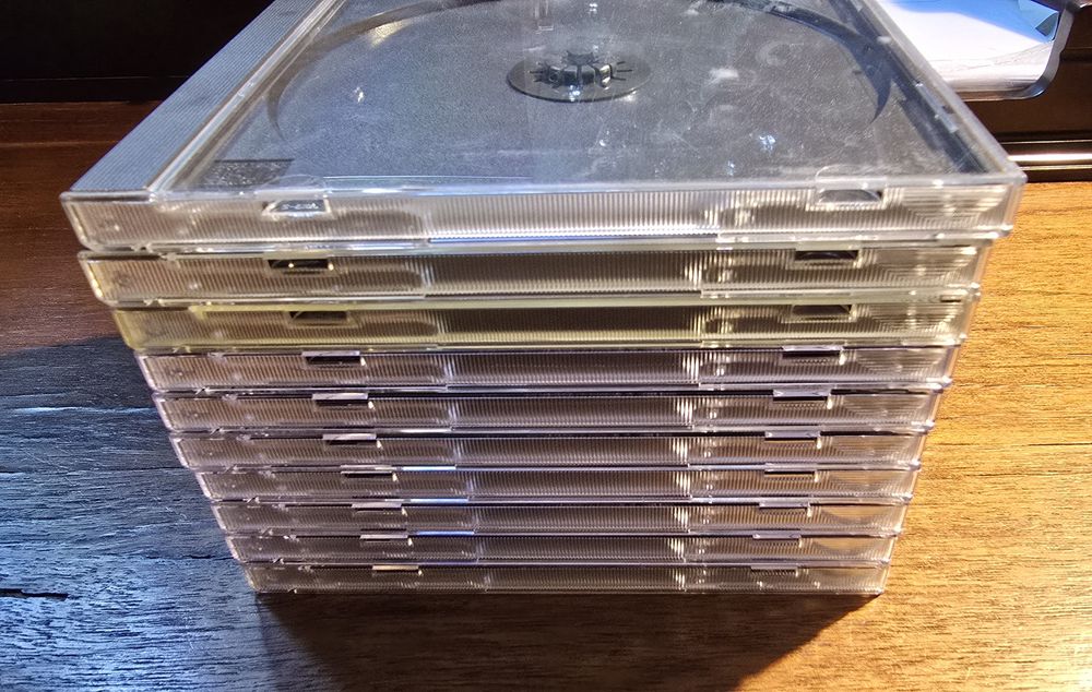Pudełka na CD / DVD 10 sztuk