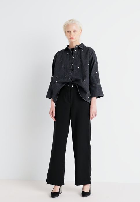 Koszula jeansowa czarna OVERSIZE Only M