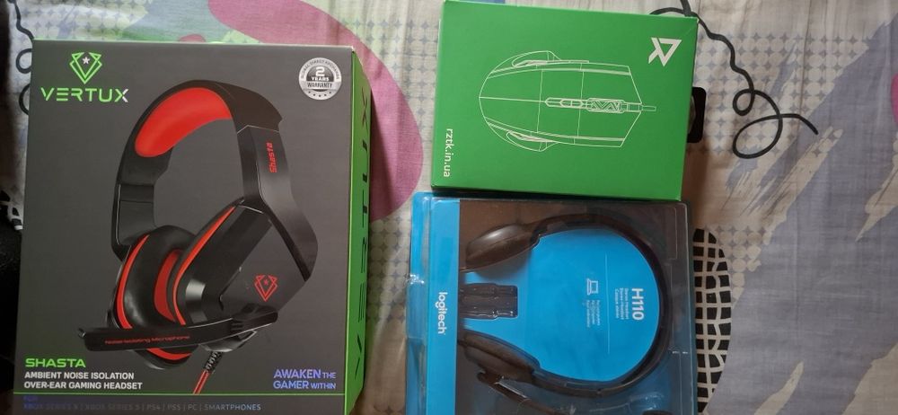 Лот периферії: Vertux, Logitech, RZTK(хлам)