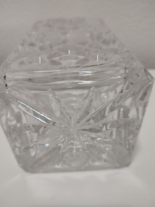 Garrafa de Whisky em cristal da Bohemia