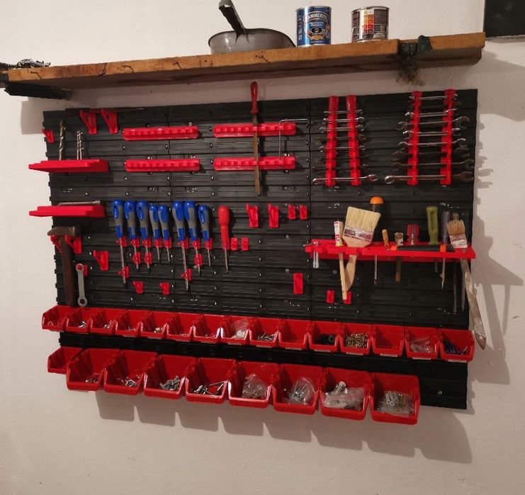 Tablica Regał na Narzędzia Narzędziowa Ścienna Warsztatowa Garażowa