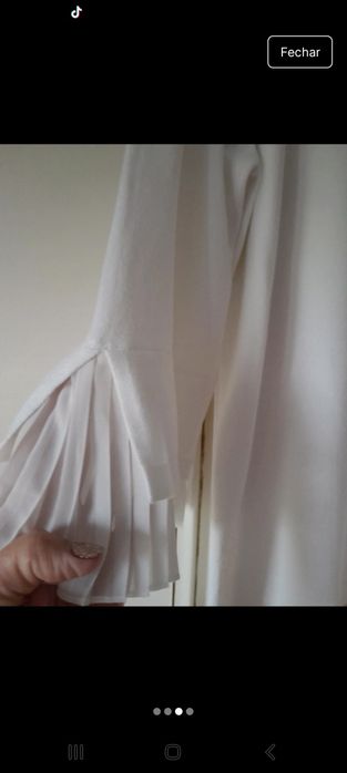 Camisola de malha meia manga