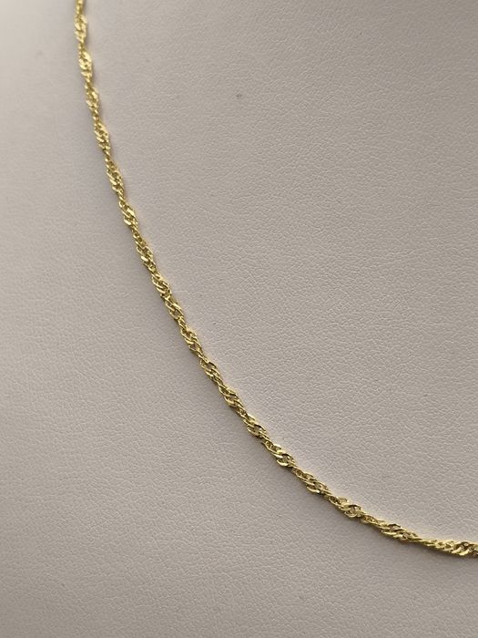 Złoty łańcuszek Singapur 45