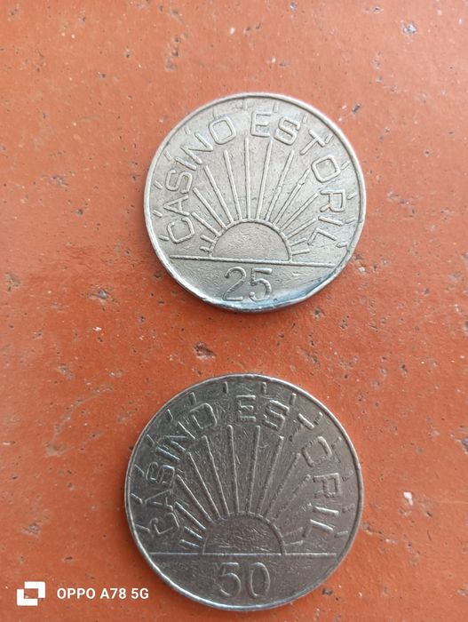 Fichas do Casino do Estoril antigas