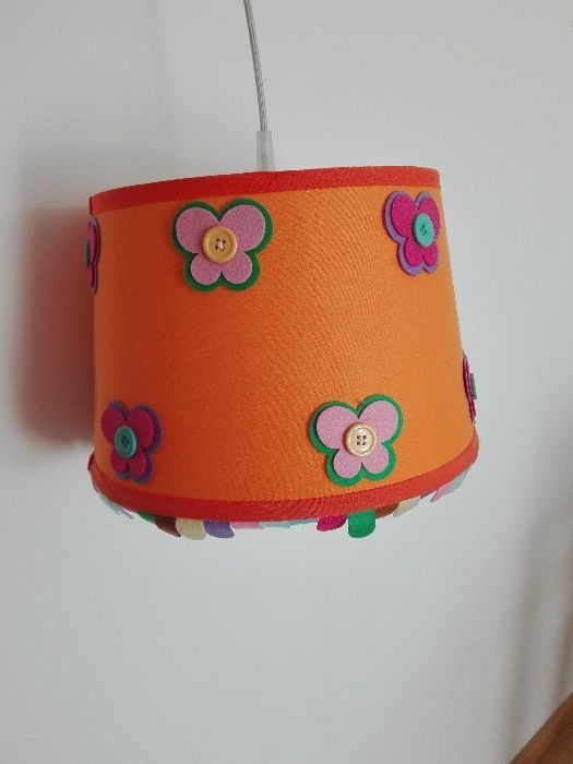 abażur lampa żyrandol dziecięcy BUTTERFLY stan BDB+
