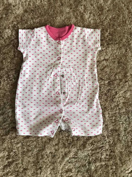 Zestaw pajacyków dla dziewczynki