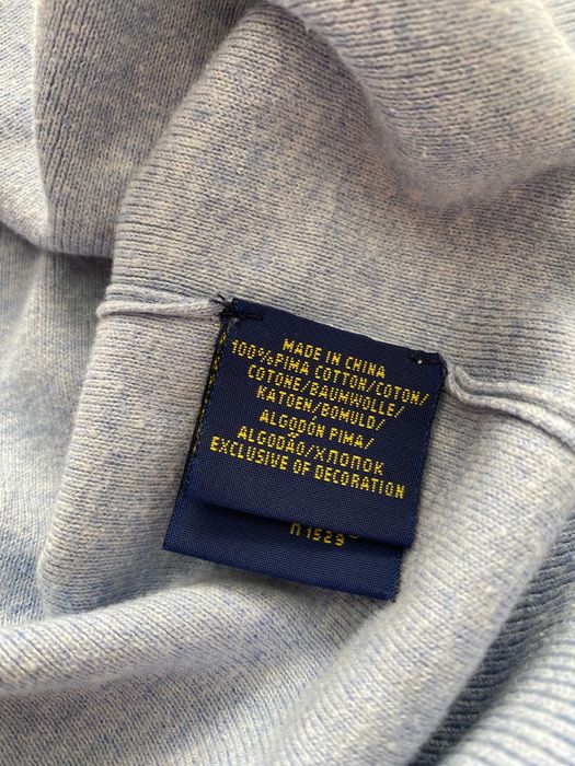 RALPH LAUREN r.XL oryginalny sweterek męski błękitny