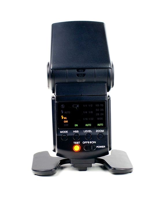 Lampa błyskowa Sony HVL-F42AM + Podstawka 100% OK STAN BDB!!