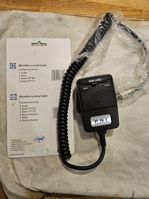 Mikrofon PNI ECHO LEVEL kompresja + wkładka Panasonic WM-61A
(