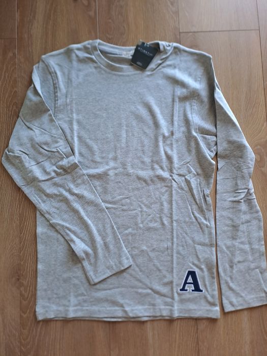 Koszulka męska piżamowa Atlantic, rozmiar M, długi rękaw, bawełna