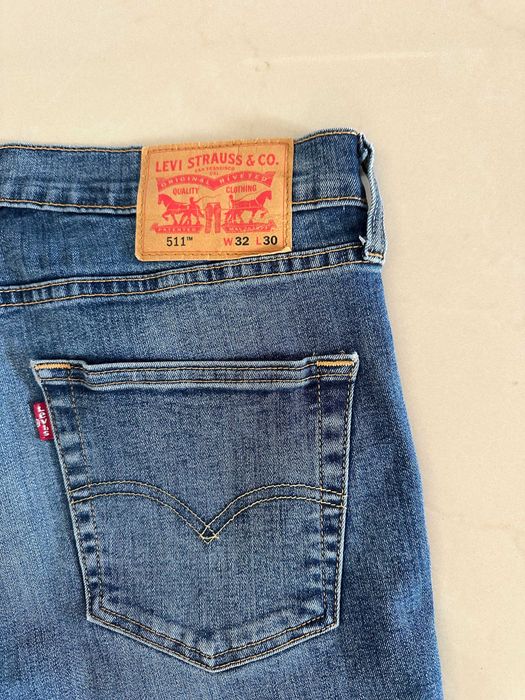 Levis 511 34/30 Spodnie Piękne Slim
