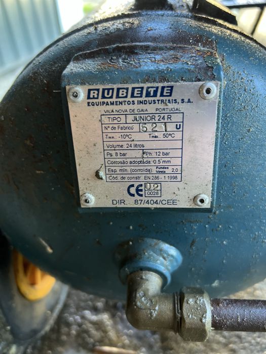 Compressor Rubete - reservatório duplo 48lt (24+24)