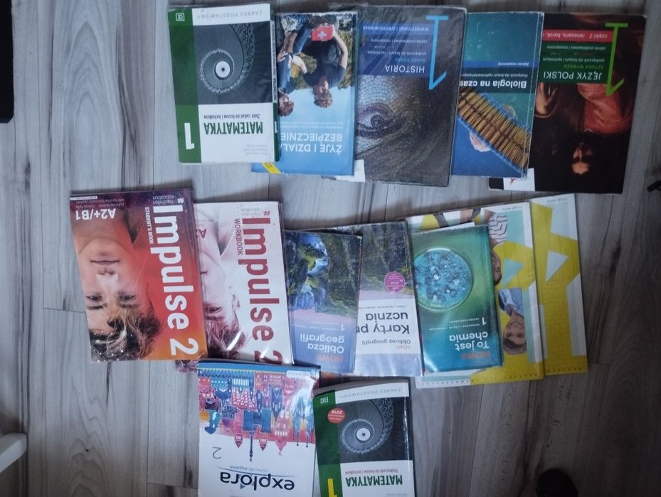 Podręczniki technikum 1 klasa nowa era polski matma cały zestaw