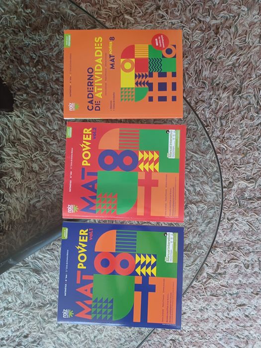 Mat power 8 - Livros do professor, 8⁰ ano Matemática, com soluções