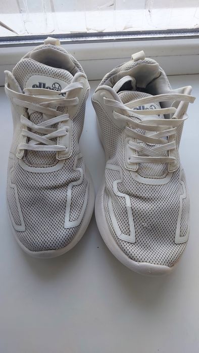 Кроссовки Ellesse (белые текстильные)