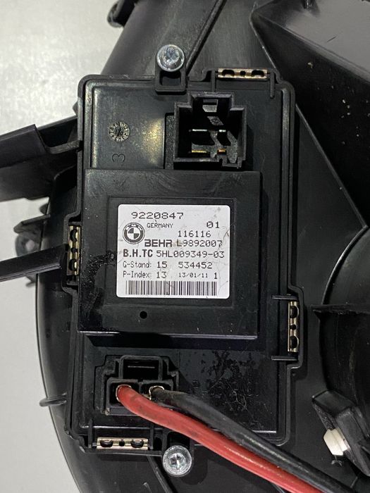 Моторчик Пічки BMW F10 F11 Вентилятор Печки Взборі Йожик Резистор f10