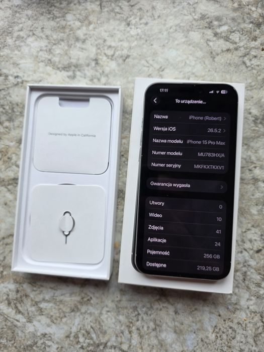 IPhone 15 Pro Max 256GB IDEALNY STAN n