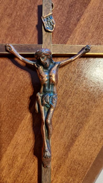 Arte Sacra - cruz em bronze