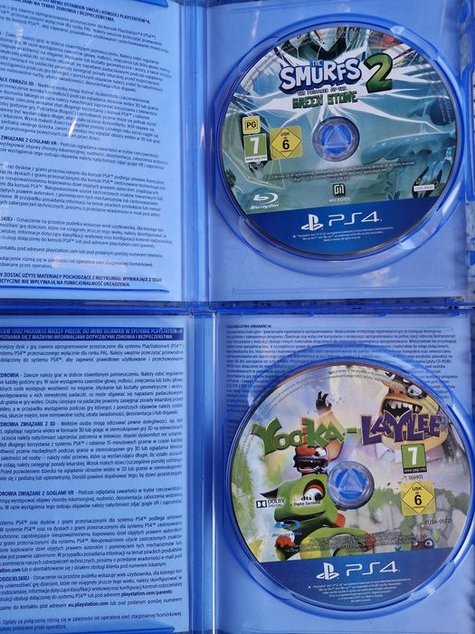 Zestaw gier na konsolę PS4