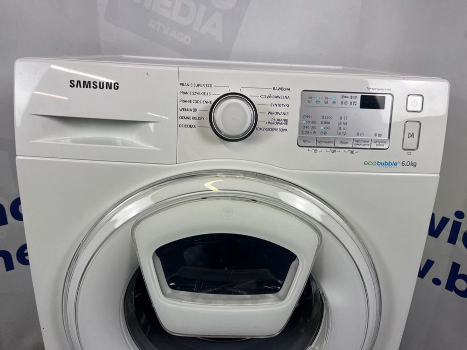 Pralka Samsung AddWash Stan BDB 6 kg/1200 ob /A+++ /Dostawa/Gwarancja