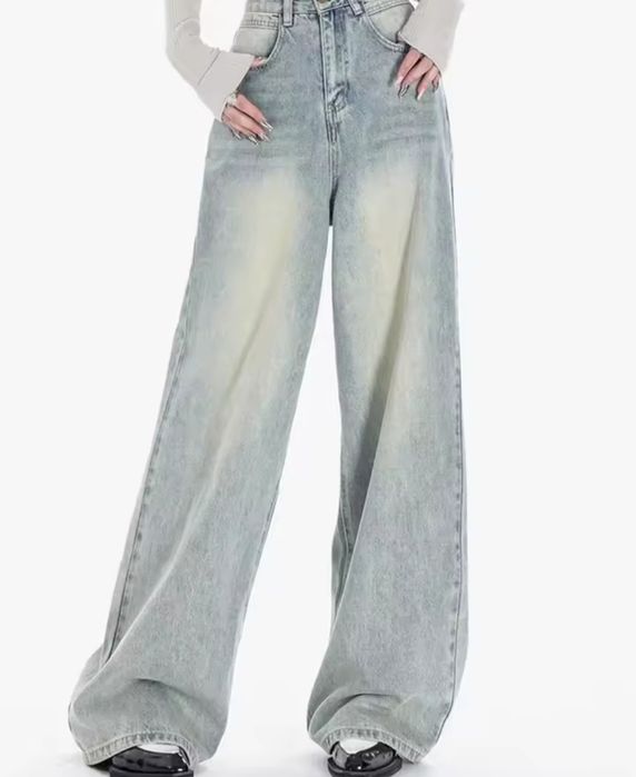 Джинсы голубыеее