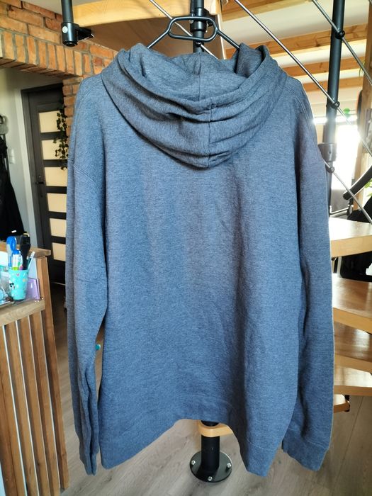 Nowa bluza unisex, damska, męska, szara, kangura, z kapturem, r.XL