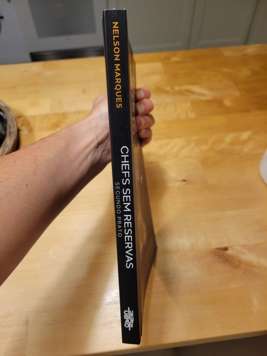 Livro Chefs sem reservas, Nelson Marques, novo