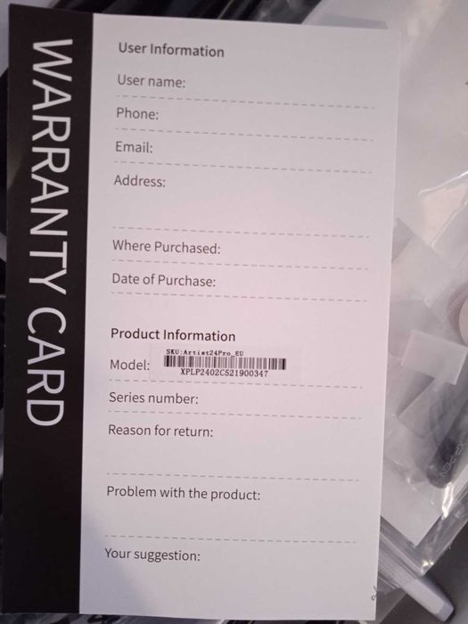 Графічний планшет XP-Pen Artist 24 Pro