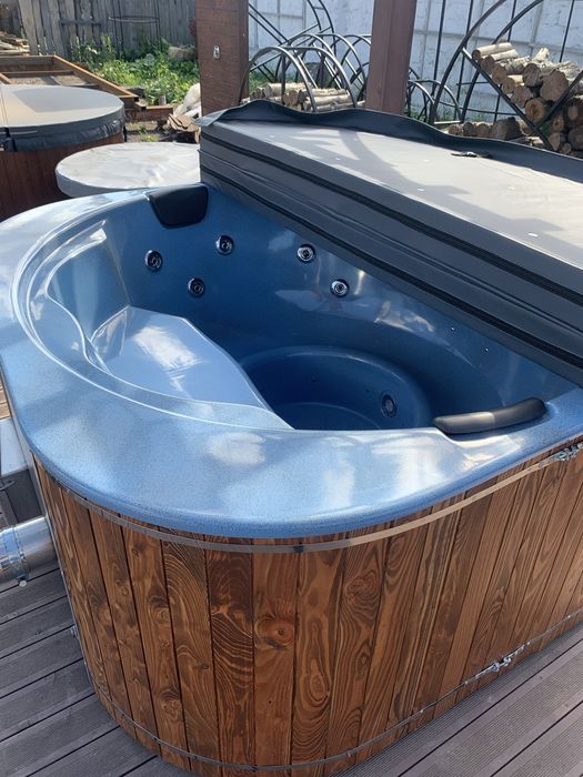 Карпатський чан Джакузі Спа купель Офуро Ванна для релакса Сауна Баня