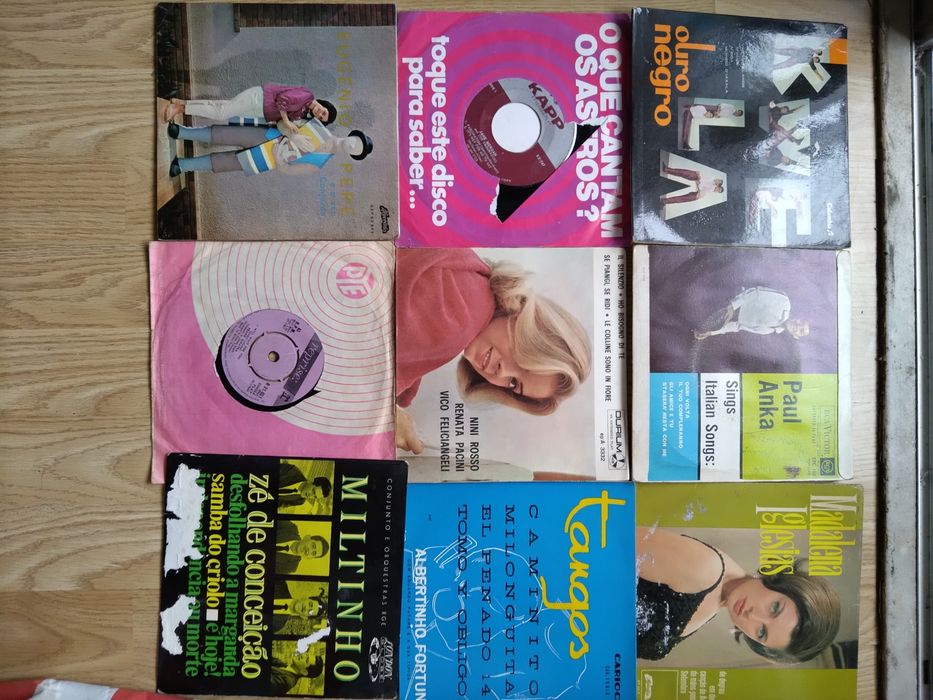 58 Discos vinil antigos por 50€