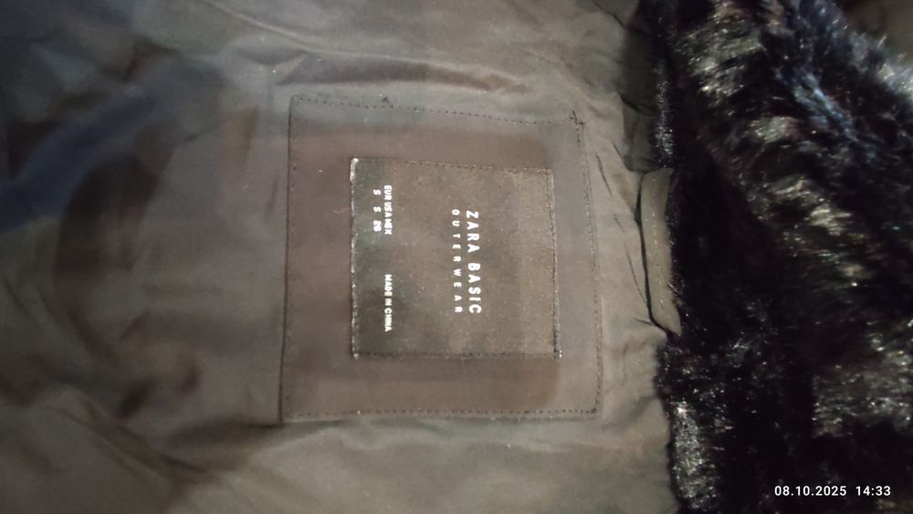 Зимова куртка Zara розмір S