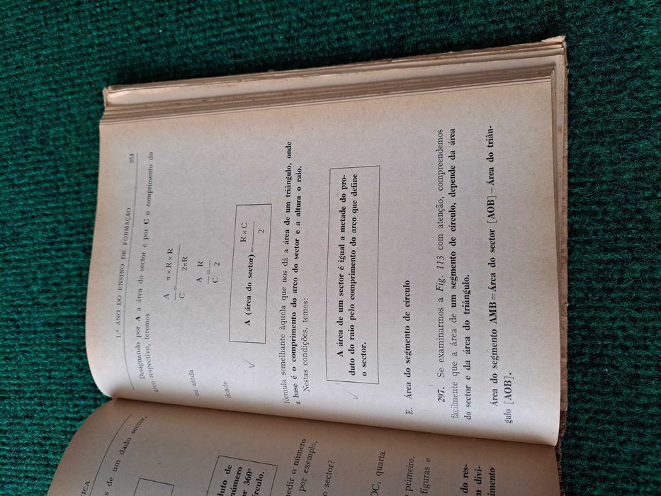 Matemática Para os Cursos de Formação das Escolas Industriais