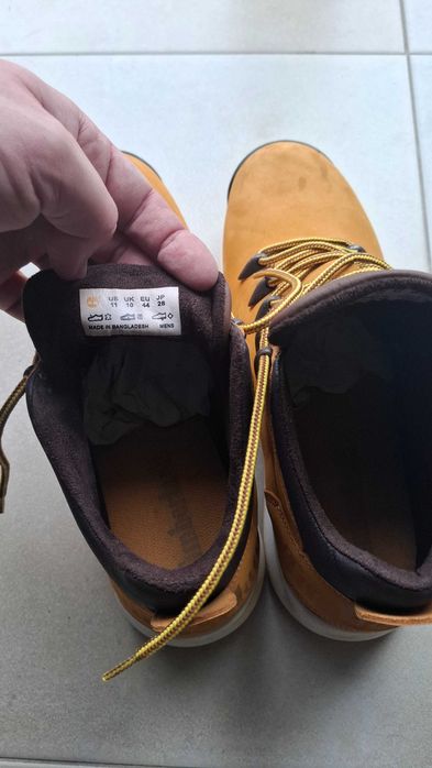 Sapatos / Botas Mid Sprint Trekker Timberland Camel com sola branca
