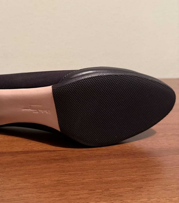 Туфлі Salvatore Ferragamo, оригінал Італія, розмір 39, шкіра+текстиль