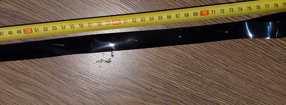 Damski pasek czarny, plastikowy, szerokość 2 cm