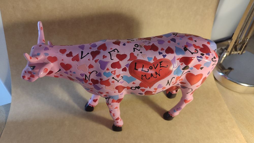 Vaca colecionável cow parade. Sem caixa. Muito raro