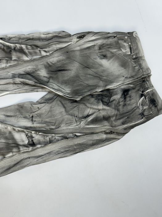 Rick Owens BANANA type faded opium archive джинси сині джинсы клеш M L