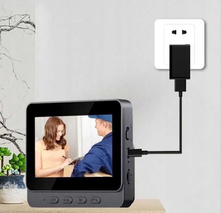 Bezprzewodowy wideodomofon  dzwone  2.4G łatwy montaż z kamerą