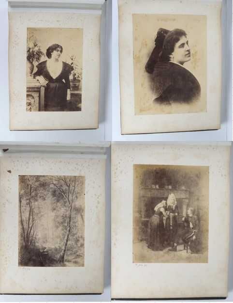 Álbum de fotografias do Séc. XIX